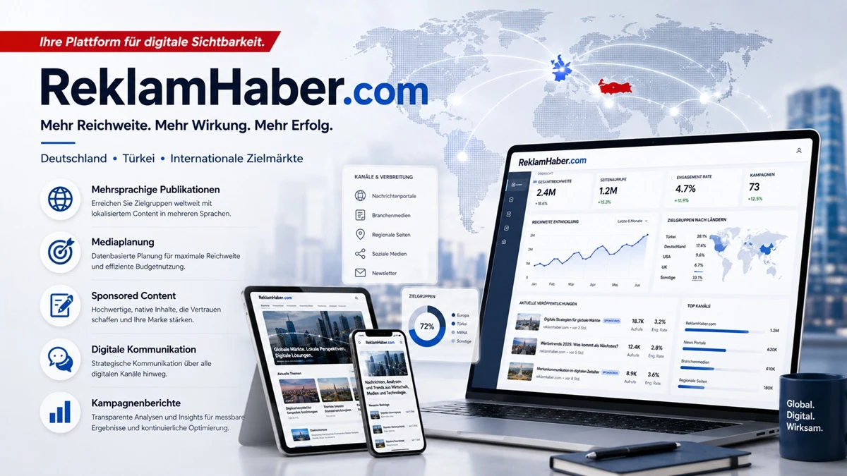 ReklamHaber.com bietet mehrsprachige Publikationen und Mediaplanung